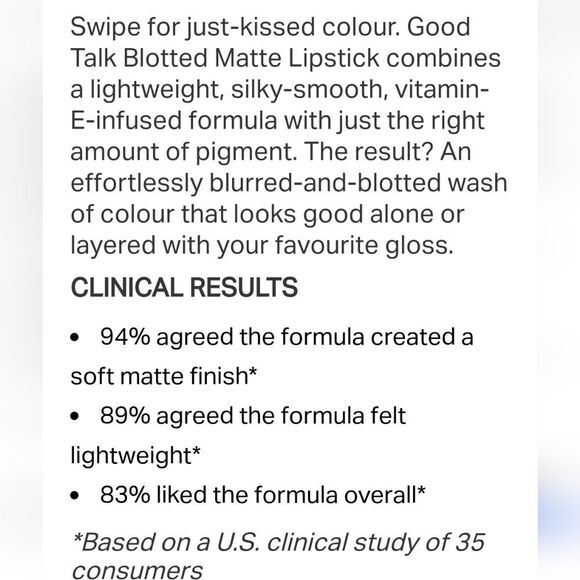 Morphe 2 Good Talk Blotted Matte Lipstick - Picture 9 of 10